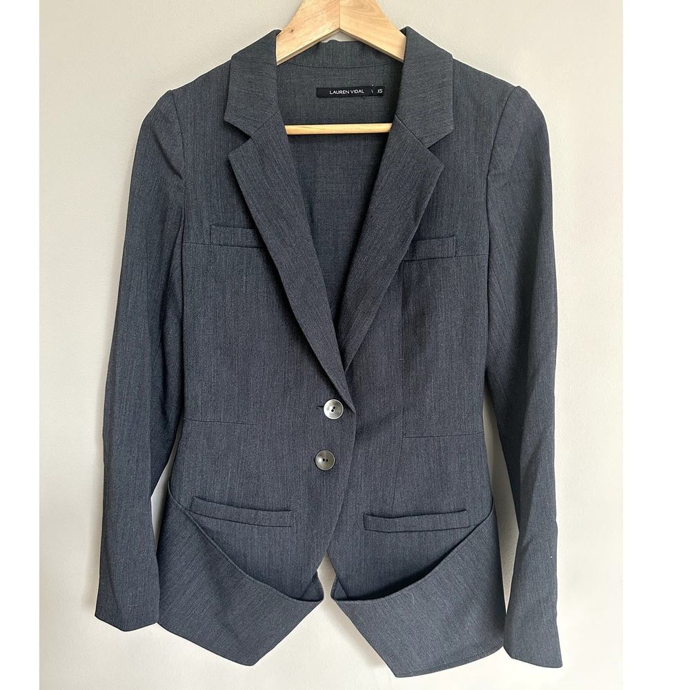 Lauren Vidal Unique Stylish‎ Blazer Jacket Size XS